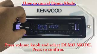 KDC 110U How to cancel Demo Mode