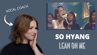 Danielle Marie Reacts to 특집-소향(So Hyang) - Lean on me 불후의 명곡