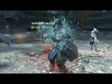 Fang Lair Trifecta (Leave No Bone Unbroken) - Necro Tank - PS4 - No Death, HardMode, Speedrun - ESO