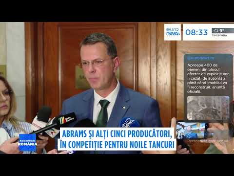 Tancuri și blindate noi pentru Armata Română: investiție de 8 miliarde de euro