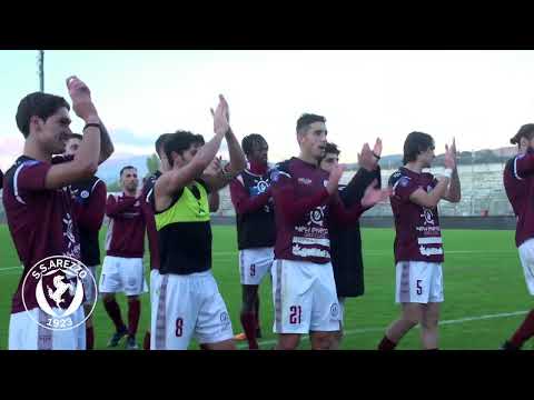 Arezzo-Grosseto 2-1, immagini da bordocampo