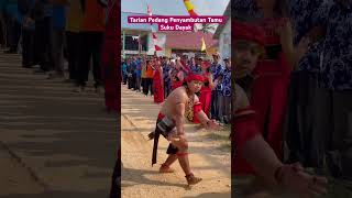 Download lagu Tarian Pedang Penyambutan Tamu Suku Dayak #shortvideo #dayak #tariandayak mp3
