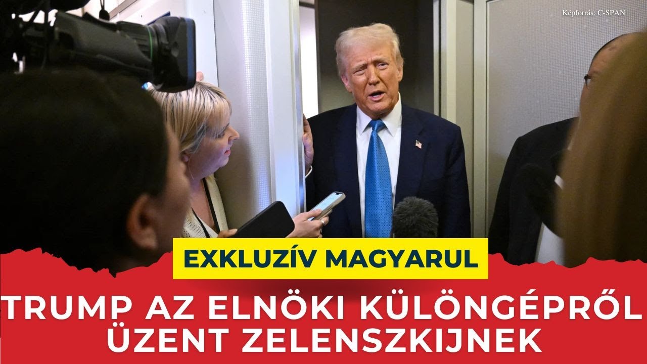 "Ez egy értelmetlen háború, hagyják abba!" Trump az Air Force One fedélzetéről üzent