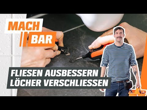 Repair tiles – close holes almost invisibly | OBI