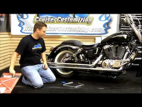Saddlebag Support Stays All Metric Cruisers Show Chrome Accessories (Big Bike Parts) Install Video