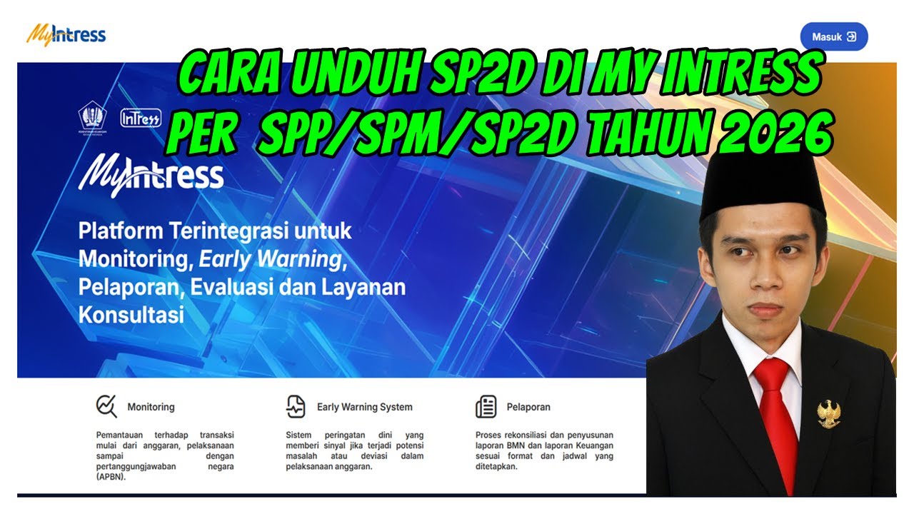 Cara Unduh SP2D di My Intress Kemenkeu Per Nomor SPP/SPM/SP2D Tahun 2026