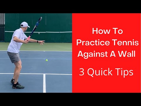 Practice Forehands and Backhands Against a Wall (3 Quick Tips)