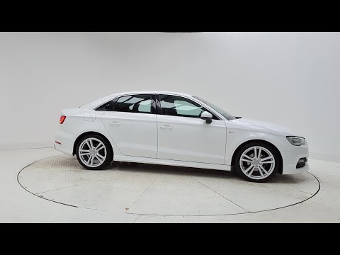161D39175 - 2016 Audi A3 Saloon 1.6TDI 110HP S Line - PCP from 320pm  21,45...