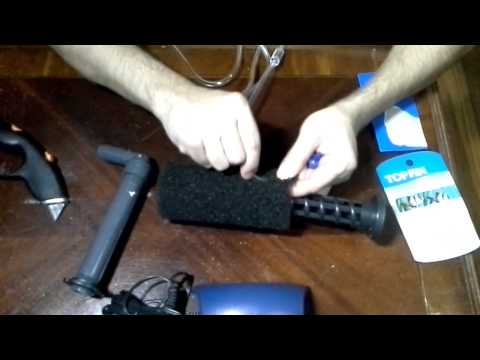 HOW TO:  make DIY Fry Tank filter or shrimp tank filter using air stone