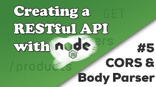 ניתוח הגוף וטיפול ב-CORS | יצירת API ל-REST עם Node.js