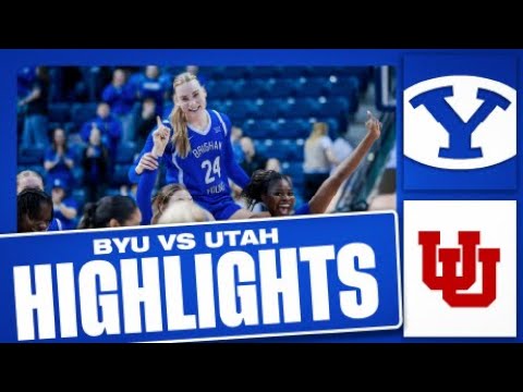 Pallacanestro femminile BYU contro UTAH || Momenti salienti della partita completa (2025)