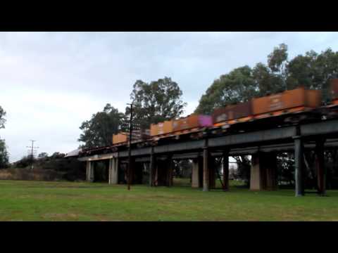 Triple NRs on a steel train at Benella 22/6/2012