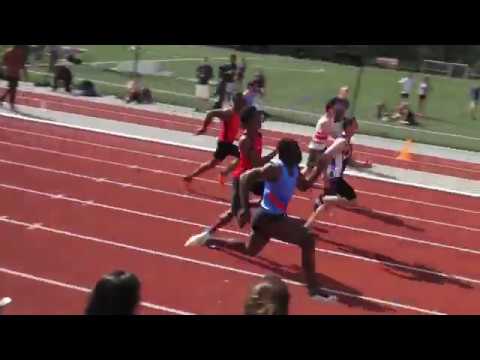 100m SEM - Finale du 94 Championnat départemental CJES  JOINVILLE - 2 juin 2018