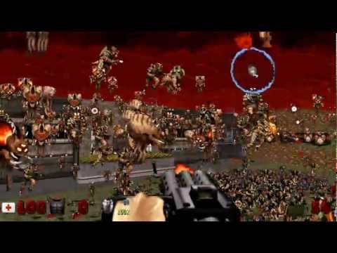 Duke Nukem 3D - User Map: Nuts (BIG Army of Enemies) - Cheats ON