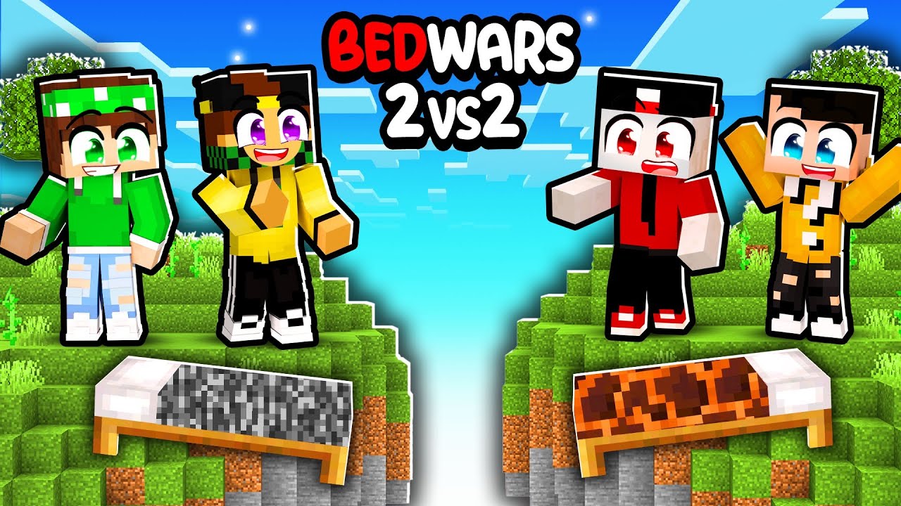 BEDWARS 2 vs 2 MA IL LETTO è ciò CHE VUOI! - MARCY LOCO vs NICO BADDI MINECRAFT ITA