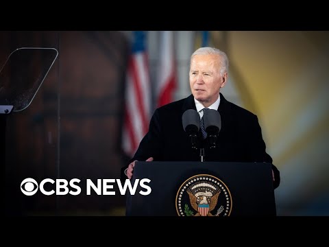 President Biden meeting with the "Bucharest Nine" allies in Poland