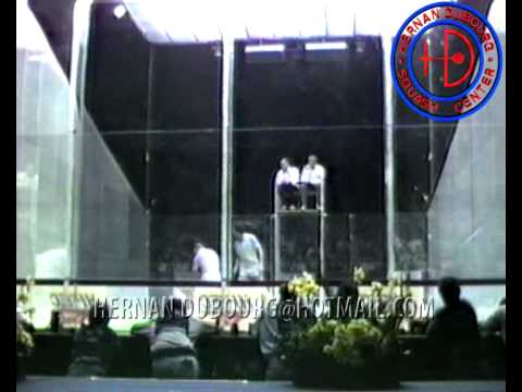 Squash British Open 1987 *part 1/2 The golden age of  squash