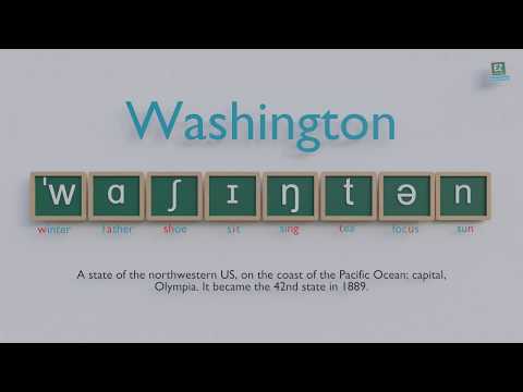 How to pronounce Washington ?