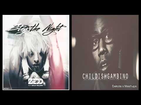 Zedd & Hayley Williams - Stay The Night vs. Childish Gambino - Heartbeat (Mashup)