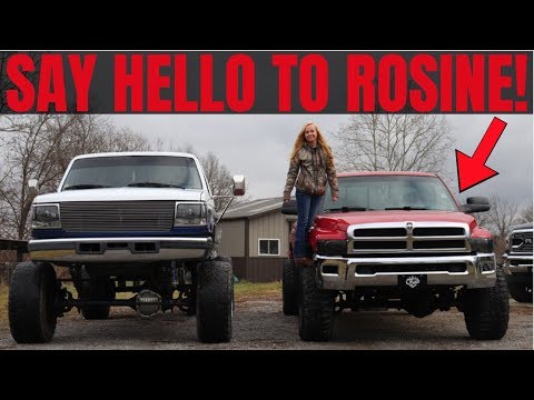 MY GIRLFRIEND'S BIG RED CUMMINS DIESEL!!!