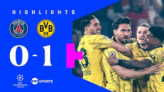 Hummels Fires BVB To Wembley! 🟡⚫ | PSG 0-1 Dortmund | Champions League Semi-Final Highlights