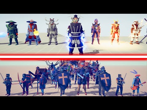 THUNDER SENSEI OF ALL SENSEI vs EVERY FACTION | Totally Accurate Battle Simulator TABS