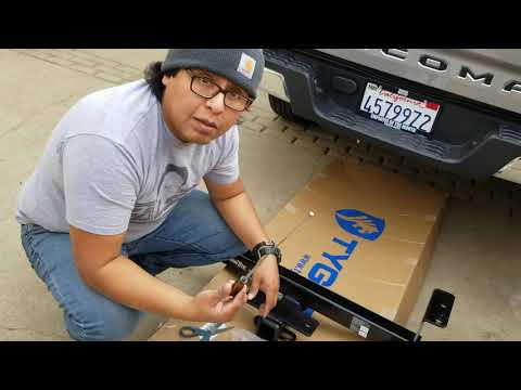 HOW TO INSTALL 3rd Gen 2019 Toyota Tacoma SR5 Tow Hitch easy way and right product PART 1