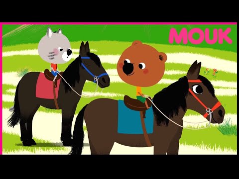 Les Chevaux Sauvages 🐴 | Mouk | 65' Compilation