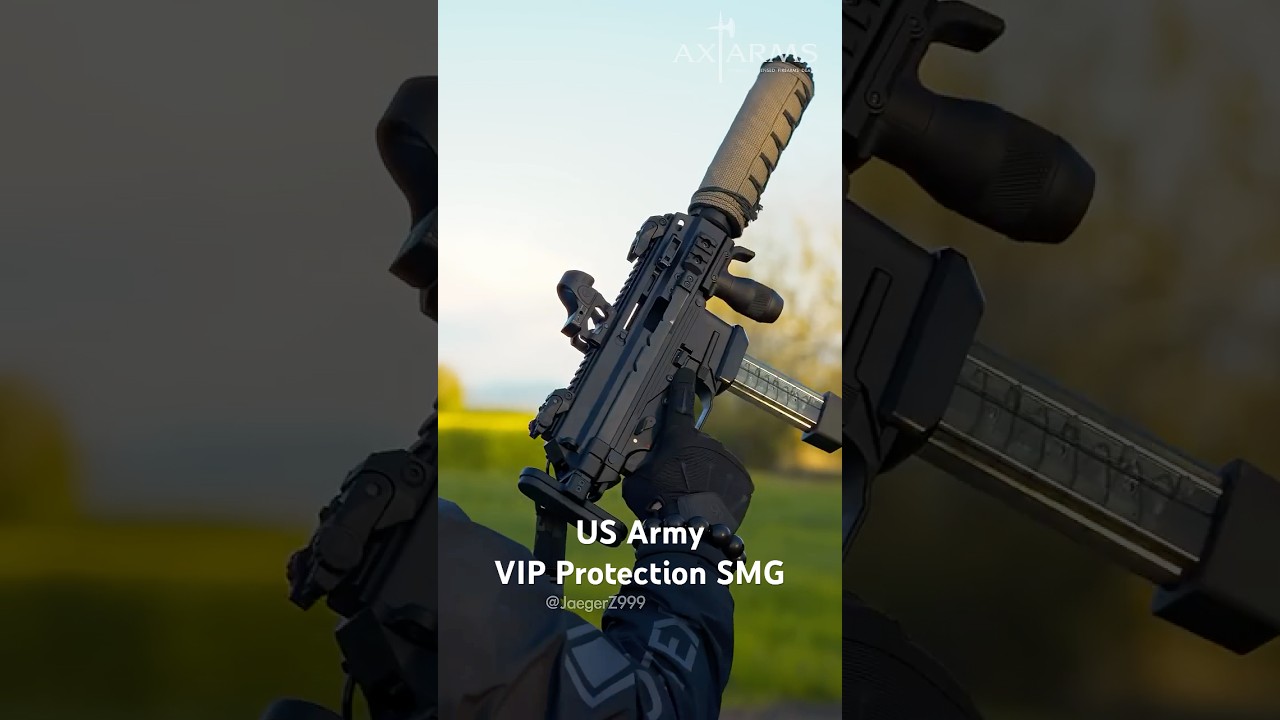 US Army VIP Protection SMG / B&T APC9K from AX Arms