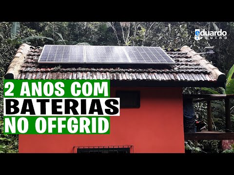 2 ANOS com Baterias no OFFGRID em Praia Isolada
