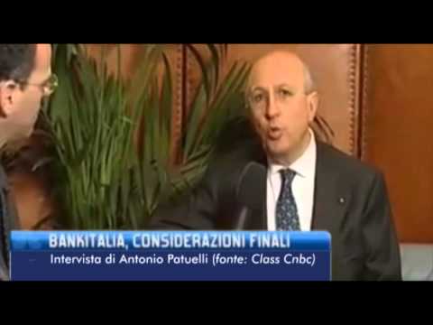 Antonio Patuelli sulle Considerazioni finali del Governatore