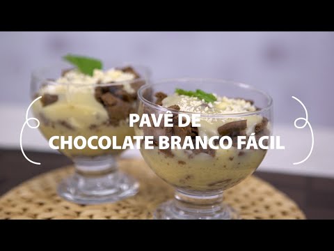 Pavê de chocolate branco 