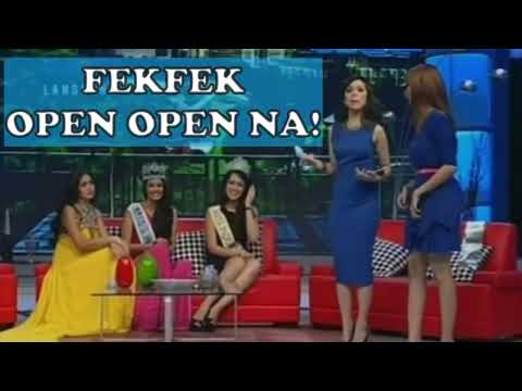 Megan Young natawa sa "Buka bukaan Fek fek (Indonesia Show)