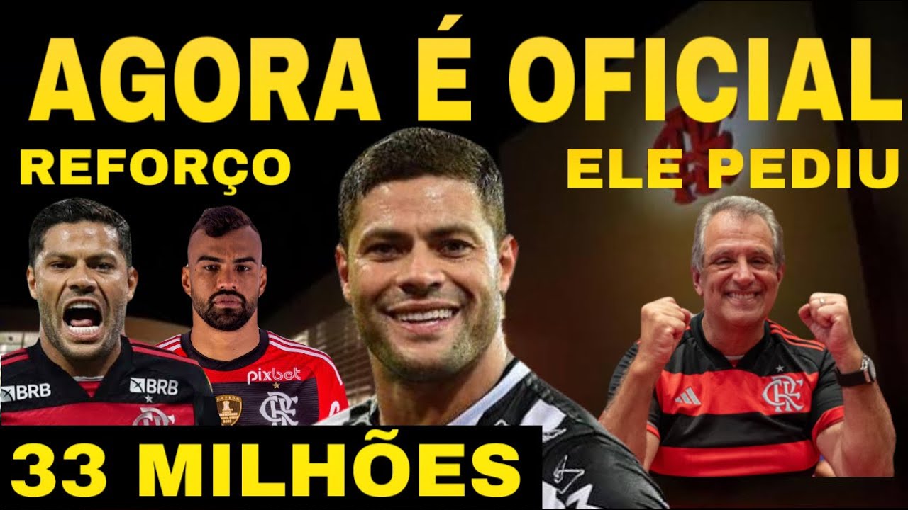 AGORA É OFICIAL!  HULK NO FLAMENGO