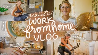 REALISTIC DAY WORKING FROM HOME...daily vlog
