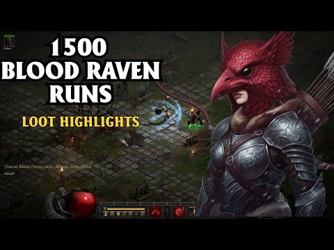 I ran Blood Raven 1500 times just to see… and here’s the truth | D2R Loot Highlights