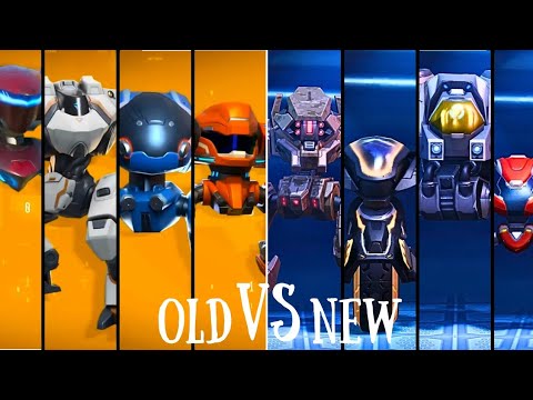 Old skins Vs New skins || Mech Arena