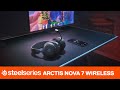 Video produktu SteelSeries Arctis Nova 7 Wireless (S61553) černý