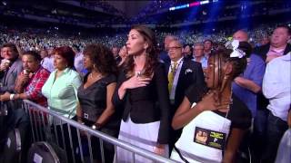 Paula Deanda National Anthem Canelo vs Trout