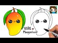 How to Draw a Mango 🥭 Cute Fruit Pun Art