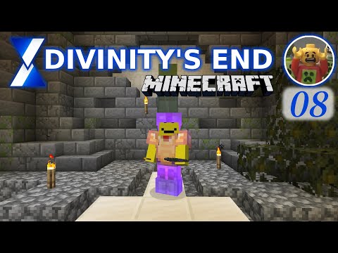 Jim in Divinity's End Minecraft E08 - Plummeting Piggies