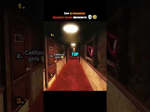 Top 3 Funniest Horror Game Moments 💀🤣 #fypシ #funny #horror #shorts
