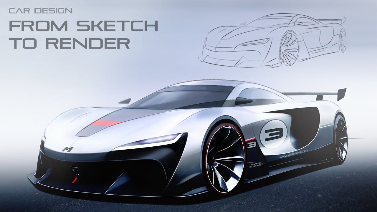 🔥 How Car Designers Make FANTASTIC Renders in Photoshop