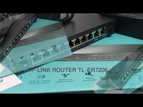 Šakotuvas TP-LINK SafeStream Gigabit Multi-WAN VPN Maršrutizatorius TL-ER7206 10/100/1000 Mbit/s, Ethernet LAN (RJ-45) jungtys 2, 2 Keičiami Gigabit RJ45 WAN/LAN prievadai, 1 × 10/100 RJ4/100 WAN Uostas video