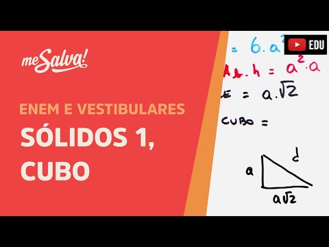 Me Salva! GE04 - Geometria Espacial - Sólidos 1, Cubo