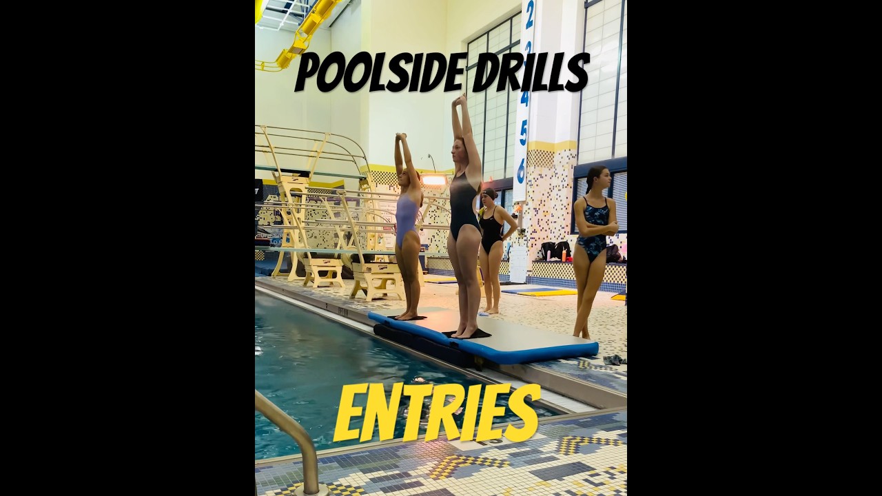 Poolside Entry Drills