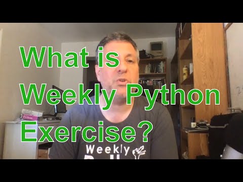 What is Weekly Python Exercise?