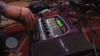 Video thumbnail for DigiTech Vocal 300, Ibanez SS10 Session Man, DigiTech JamMan, Ibanez Digital Delay III: Bruce Lamont by gearwire