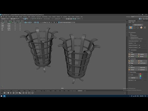 Maya Modeling Tutorial for Beginners 1 Table Modeling in Maya 2022