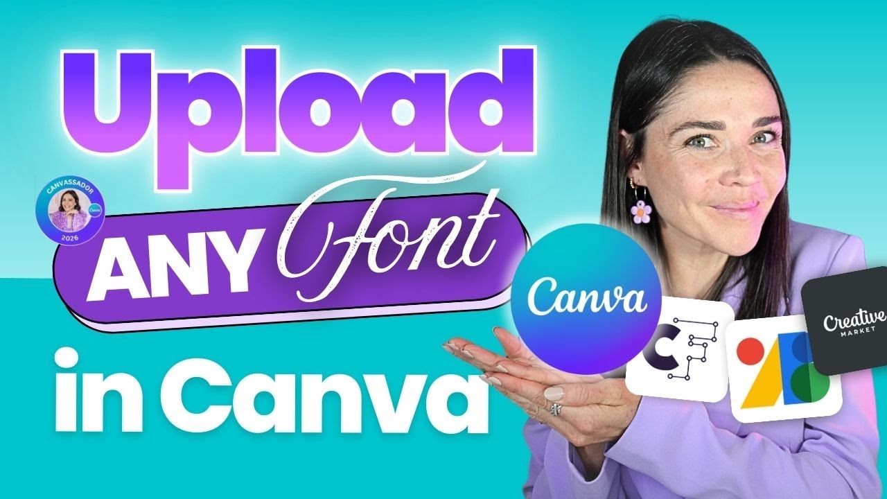 How to Upload Custom Fonts to Canva (and Avoid Legal Mistakes!) • Canva Pro Feature